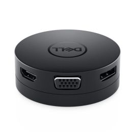 Dell USB-C Mobile Adapter, HDMI/ VGA/ DisplayPort/ RJ-45, Black