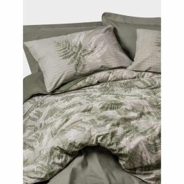 Juego de Cama 100% Algodón Caqui - Funda Nórdica 220x240 cm + 2 Fundas de Almohada 60x60 cm - ASI8684283035175