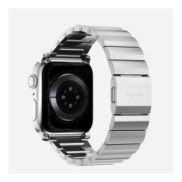 Nomad NM1A4HSXS0 Strap Acero Inoxidable Plata V2 para Apple Watch Series 7, 6, SE y anteriores modelos - 42/44/45/49mm
