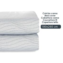 Colcha Cama Agua Gris 180X260Cm Giftdecor (4 Unidades) Colcha Cama Agua Gris 180X260Cm Giftdecor (4 Unidades)
