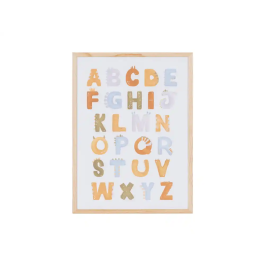 Bi-office Pizarra Blanca Magnética con Alfabeto para Niños, Acero Lacado, Marco de Madera, 600x450 mm Precio: 15.59000058. SKU: B14BB38TNK