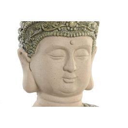 DKD Home Decor Figura Oriental Beige Verde 35 x 49 x 22 cm (2 Unidades) Magnesia Fibra Vidrio