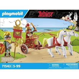 PLAYMOBIL 71543 Astérix: César con carro y caballos