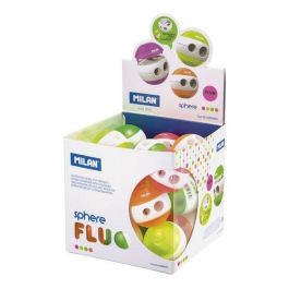Milan Afilalápices Sphere Fluo Doble, 4 Colores Surtidos, Cubo Expositor 24 Unidades Milan Afilalápices Sphere Fluo Doble, 4 Colores Surtidos, Cubo Expositor 24 Unidades Precio: 33.4999995. SKU: B1G4CEGF73