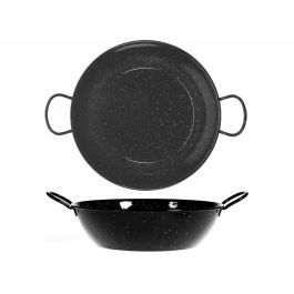 Vaello Sartén Honda Esmaltada de Acero con Asas Ø30 cm – Apta para Horno, Ideal 4-6 Comensales
