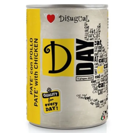 Disugual D-Day Cat Comida Húmeda para Gatos Sabor Pollo en Lata 6x400 gr Precio: 10.6900002. SKU: B1EG3HRA9J