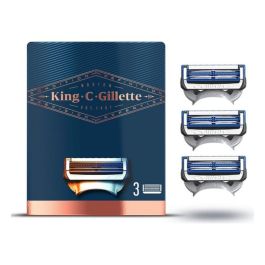 Recambios para Cuchilla de Afeitar King C Gillette Gillette King (3 uds) Precio: 12.94999959. SKU: S0585404