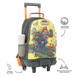 Mochila Escolar con Ruedas Mediana de Cartoons Totto MJ03BWM005-2310-4DJM