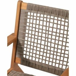 Bora Sillón de Jardín Bajo de Madera de Acacia con Certificación FSC y Resina de Mimbre - Medidas: An. 60 x Pr. 76 x Al. 73 cm Bora Sillón de Jardín Bajo de Madera de Acacia con Certificación FSC y Resina de Mimbre - Medidas: An. 60 x Pr. 76 x Al. 73 cm