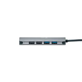 Hub USB i-Tec C31NANOHDM2DOCPD 100 W Plateado