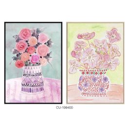 DKD Home Decor Cuadro Multicolor 93 x 63 x 4 cm (2 Unidades) Lienzo Precio: 52.38816. SKU: S3028649