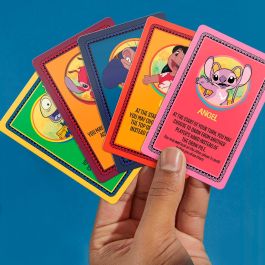 Monopoly G2975 Juego de Cartas Deal Edición Disney Stitch para 2-5 Jugadores +8 Años