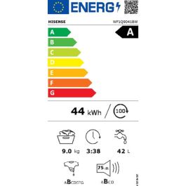 Lavadora Hisense WF1Q9041BW 60 cm 1400 rpm 7 kg Lavadora Hisense WF1Q9041BW 60 cm 1400 rpm 7 kg
