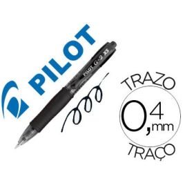 Boligrafo Pilot G-2 Pixie Negro Tinta Gel Retractil Sujecion De Caucho 12 unidades