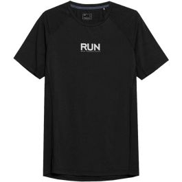 Camiseta de Manga Corta Hombre 4F Funtional Negro 4 Años