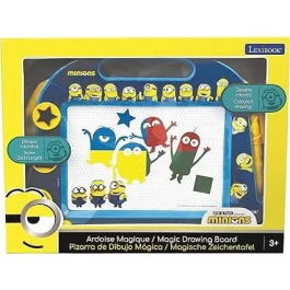 Lexibook Pizarra Mágica Minions LEX3380743082783 Formato A5 con Accesorios Magnéticos