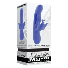Vibrador Punto G Evolved Morado Mariposa Vibrador Punto G Evolved Morado Mariposa