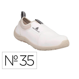 Deltaplus S2 SRC Zapatos de Seguridad en Microfibra y PU, Suela PU Mono-densidad, Color Blanco, Talla 35 Precio: 43.49999973. SKU: B1A6627YXX