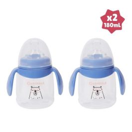 Badabulle Set de 2 vasos herméticos con asas ergonómicas, 180ml Badabulle Set de 2 vasos herméticos con asas ergonómicas, 180ml