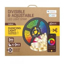 Tiras LED Muvit iO Negro Multicolor Dorado F 5 m