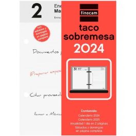 Finocam Taco De Sobremesa 85x120 mm 2 Páginas Día 2024 Precio: 4.94999989. SKU: B174HZBA2Q