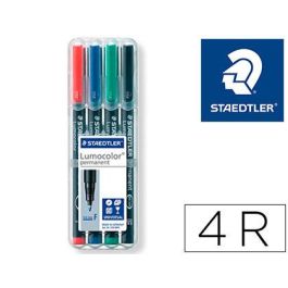 Staedtler Rotuladores Permanentes Lumocolor 318 F Colores Surtidos Estuche 4 Ud Precio: 7.865000254099999. SKU: B17XQXW87L