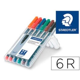 Rotulador Staedtler Lumocolor Retroproyeccion Punta De Fibra Permanente 318 Wp Estuche 6 Colores Punta Fina Precio: 8.79000023. SKU: B1GP8CE4D9