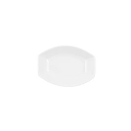Mini Plato Oval Porcelana Alaska Ariane 10,3x7,4x1,5 cm (18 Unidades)