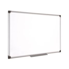 Pizarra Blanca Bi-Office Magnetica Maya W Ceramica Vitrificada Marco De Aluminio 60 X 45 cm Con Bandeja Para