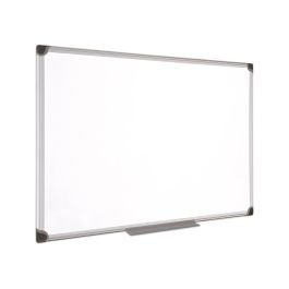 Pizarra Blanca Bi-Office Magnetica Maya W Ceramica Vitrificada Marco De Aluminio 90 X 60 cm Con Bandeja Para