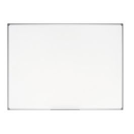 Pizarra Blanca Bi-Office Earth-It Magnetica De Acero Vitrificado Marco De Aluminio 120 X 90 cm Con Bandeja Para