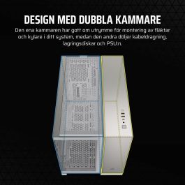 Corsair CC-9011289-WW Caja Gaming Midi Tower ATX MicroATX Mini ITX Vidrio Templado Refrigeración Blanco/Gris Satinado