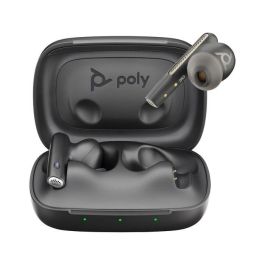 HP Poly Voyager Free 60 UC M Carbon Black Earbuds +BT700 USB-C Adapter +Basic Charge Case Auriculares Inalámbricos para Trabajo