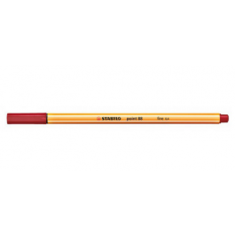 STABILO Rotulador Point 88 punta fieltro fina trazo 0,4mm carmin STABILO Rotulador Point 88 punta fieltro fina trazo 0,4mm carmin