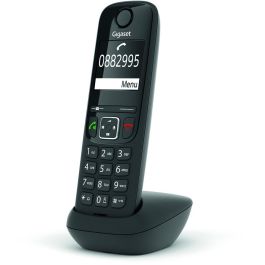 Gigaset AS690 HX int. Teléfono Inalámbrico DECT/Analógico con Altavoz Negro