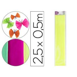 Papel Crespon Liderpapel 50 cm X 2,5 M 34 gr-M2 Amarillo Fluorescente Precio: 1.98999988. SKU: B1EEKL9TH6