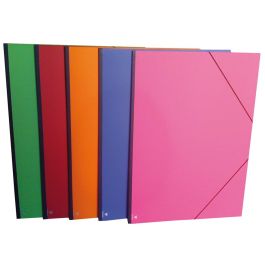 Carpeta Planos Clairefontaine Din A3 Con Gomas Carton Gofrado Colores Surtidos 10 unidades