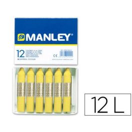 Manley Ceras 60 mm 47 Estuche De 12 Verde Amarillo Claro