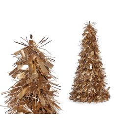 Krist+ Árbol Espumillón Mate Oro Blanco 27x45.5x27cm (Set de 12) Precio: 45.50000026. SKU: B1G2G74S6N