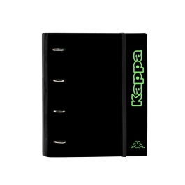 Carpeta de anillas Kappa Black Verde Negro 27 x 32 x 3.5 cm Precio: 10.50000006. SKU: B18S8PMJVR