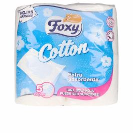 Foxy Papel Higiénico COTTON 5 Capas 4 Rollos Precio: 3.78999951. SKU: B1G5TNJJVC