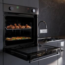 Cecotec Horno Eléctrico Bolero Hexa C126400 Glass Black 80 L 2800 W Clase A