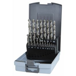 Set de brocas RUKO Metal carburo Estuche DIN 338 Helicoidal (23 Unidades)
