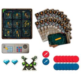 GDM Juego de Mesa Pocket Ops - Evolución del 3 en Raya, 2 Jugadores, 10 Minutos, Edad 6+