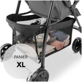HAUCK HAU4007923171608 Cochecito Sport Plegable y Reclinable con Capota y 4 Ruedas Gris