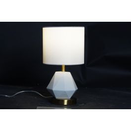 Lampara Sobremesa DKD Home Decor Blanco Dorado 20 x 37 x 20 cm Lampara Sobremesa DKD Home Decor Blanco Dorado 20 x 37 x 20 cm