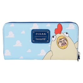 Loungefly Cartera Disney Toy Story de Piel Vegana, Billetera 20x10cm con Muñequera Desmontable y 7 Ranuras para Tarjetas