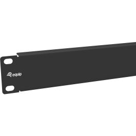 EQUIP Panel Pasacables Ciego 10" 1U Negro para Rack de Servidores