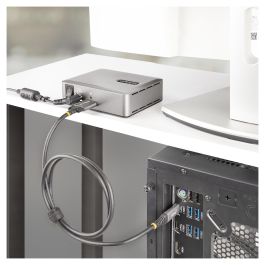 StarTech 10G5A2CS Hub USB-C de 7 Puertos, Autoalimentado, 10 Gbps, USB 3.2 Gen 2 Tipo-A y Tipo-C, Color Plata