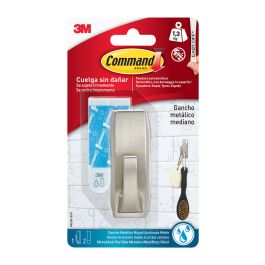Gancho para colgar 3M 1,3 kg Gris metálico Metal (1 unidad) Precio: 11.58999952. SKU: B1F3QFQKY9